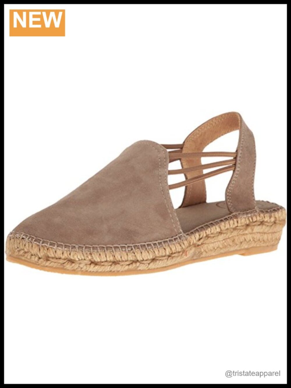 Toni Pons Nuria Suede Espadrille Wedge Sandals Slingback